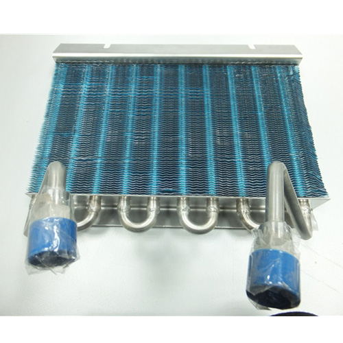 Evaporador de tubo de acero inoxidable y aletas de aluminio