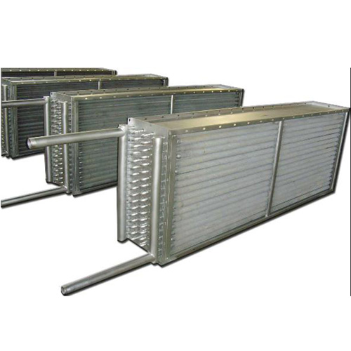 Condensador de tubo de acero inoxidable de aletas de aluminio