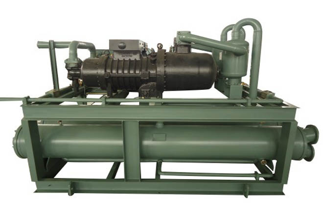 Unidad de condensación–comprensión marina 