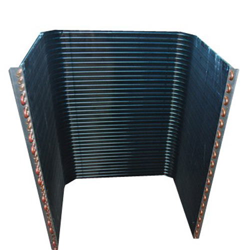 El condensador se utiliza para serpentín del ventilador