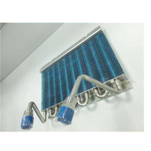 Intercambiador de calor de aletas azules de acero inoxidable