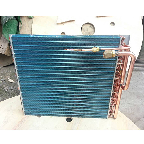 Radiador de tubo de cobre y aletas de aluminio