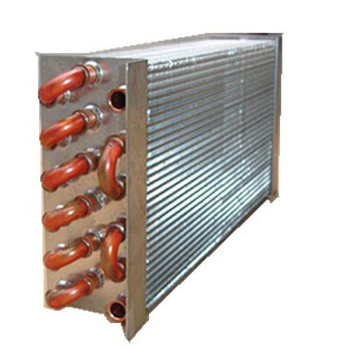 Radiador de tubo de cobre y aletas de aluminio