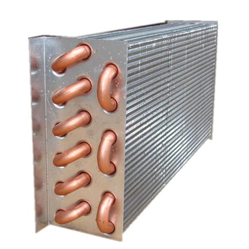 Radiador de tubo de cobre y aletas de aluminio