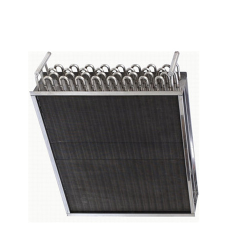Radiador de tubo de acero inoxidable y aletas de aluminio