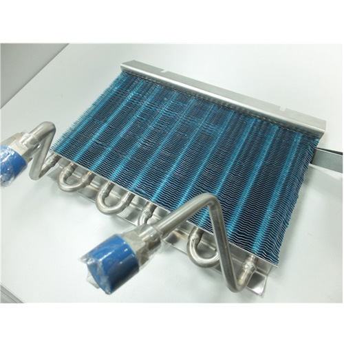 Condensador de tubo de acero inoxidable y aletas de aluminio