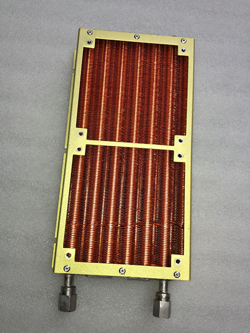 Evaporador Con Tubo De Acero Inoxidable Y Aleta De Cobre